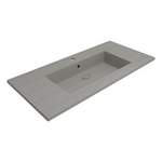 1105-069-0126 Bocchi Milano Etajerli Lavabo 100 cm Mat Beton