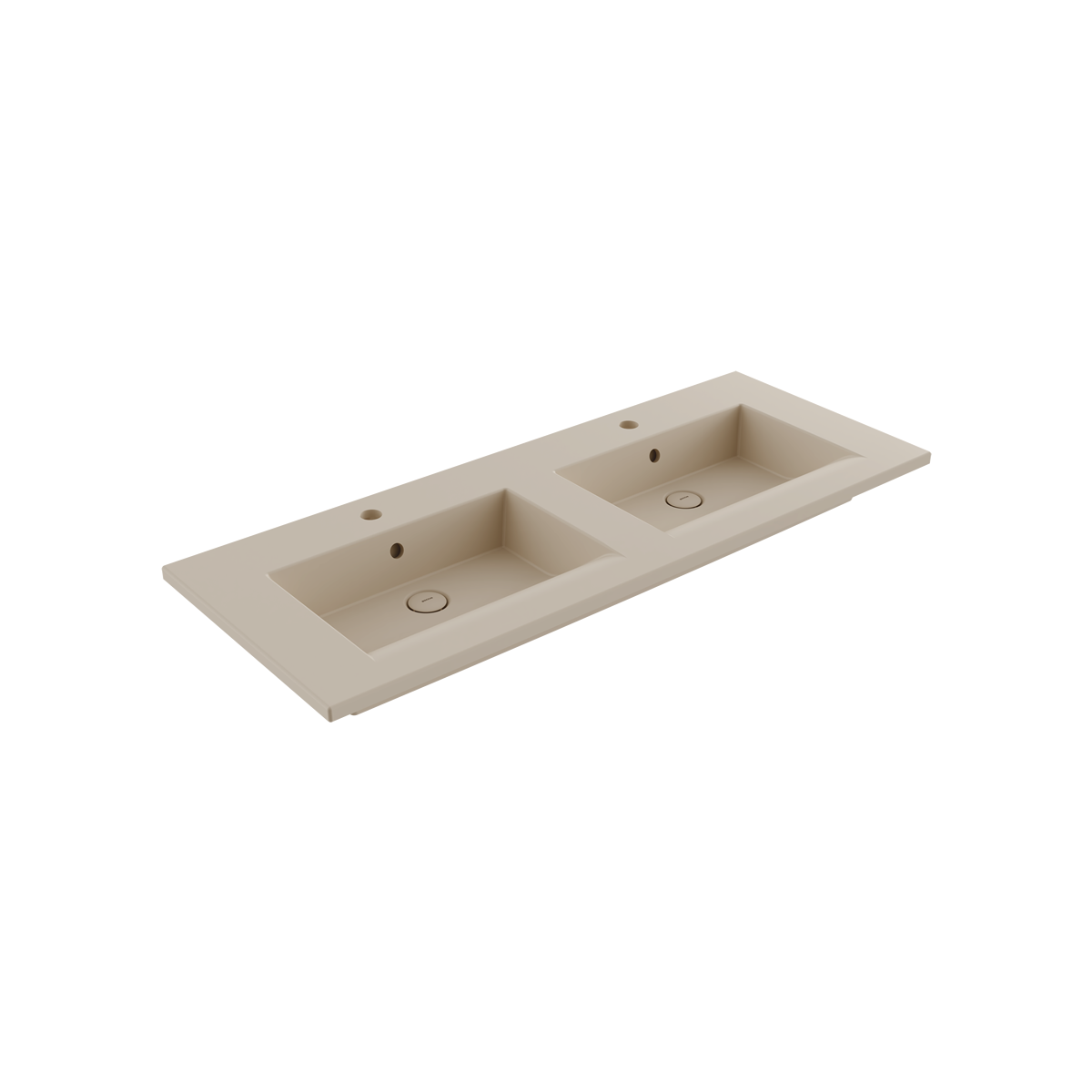 1111-007-0126 Bocchi Milano Çift Gözlü Lavabo 120 cm Mat Yasemin