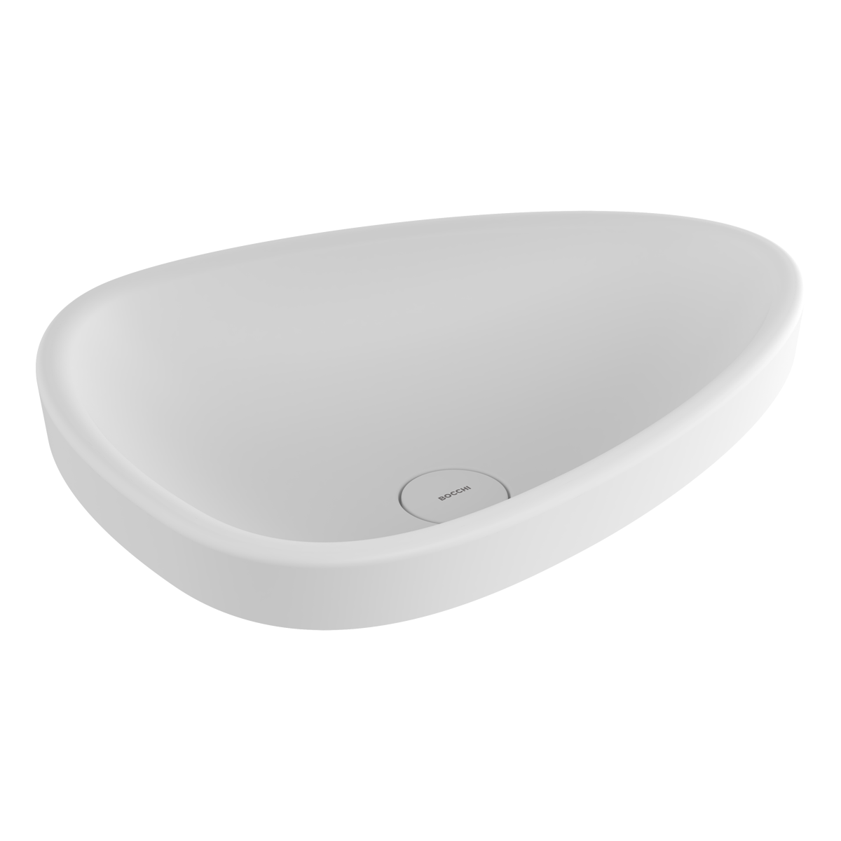 1112-002-0125 Bocchi Etna 58 cm Tezgah Üstü Lavabo Mat Beyaz