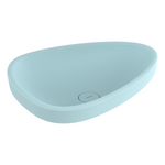 1112-029-0125 Bocchi Etna 58 cm Tezgah Üstü Lavabo Mat Buz Mavisi