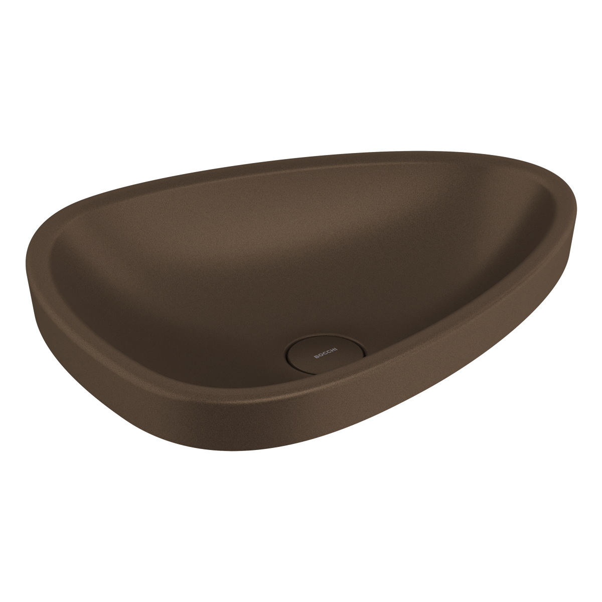 1112-070-0125 Bocchi Etna 58 cm Tezgah Üstü Lavabo, Mat Bronz