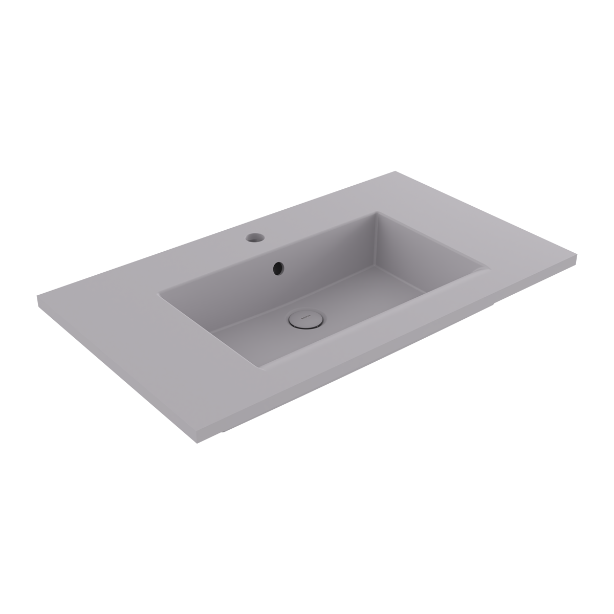 1113-006-0126 Bocchi Milano Etajerli Lavabo 80 cm Mat Gri