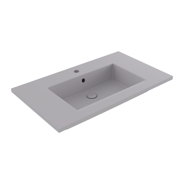 1113-006-0126 Bocchi Milano Etajerli Lavabo 80 cm Mat Gri
