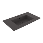 1113-020-0126 Bocchi Milano Etajerli Lavabo 80 cm Mat Antrasit