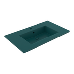 1113-071-0126 Bocchi Milano Etajerli Lavabo 80 cm Mat Petrol Mavisi