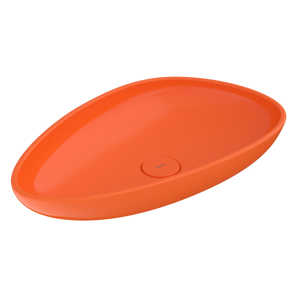 1114-012-0125 Bocchi Etna 58 cm Çanak Lavabo Parlak Turuncu