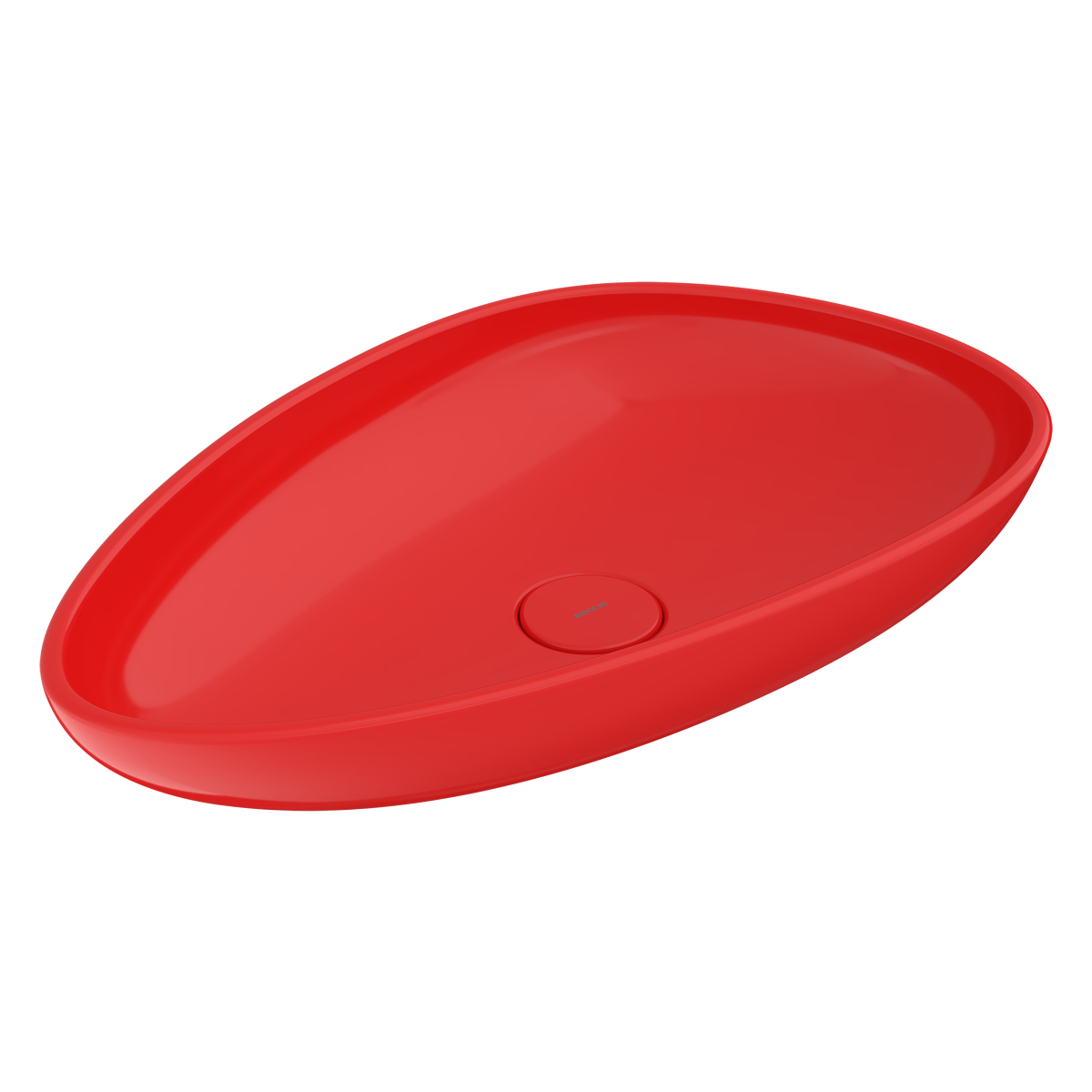 1114-019-0125 Bocchi Etna 58 cm Çanak Lavabo Parlak Kırmızı