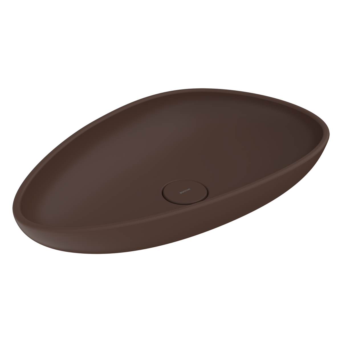 1114-025-0125 Bocchi Etna 58 cm Çanak Lavabo Mat Kahve