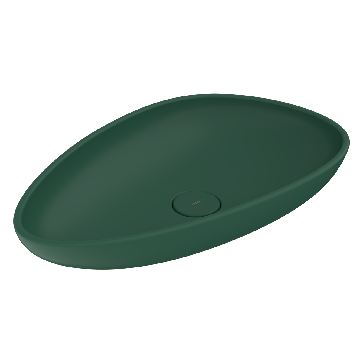 1114-027-0125 Bocchi Etna 58 cm Çanak Lavabo Mat Yeşil