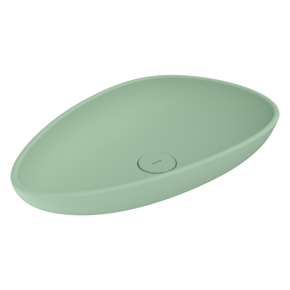 1114-033-0125 Bocchi Etna 58 cm Çanak Lavabo Mat Mint Yeşil