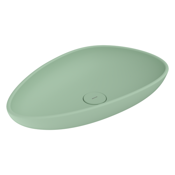 1114-033-0125 Bocchi Etna 58 cm Çanak Lavabo Mat Mint Yeşil