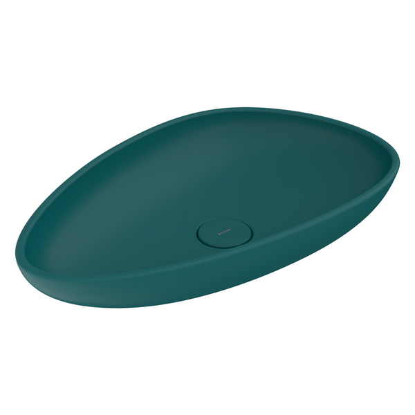 1114-071-0125 Bocchi Etna 58 cm Çanak Lavabo Mat Petrol Mavisi