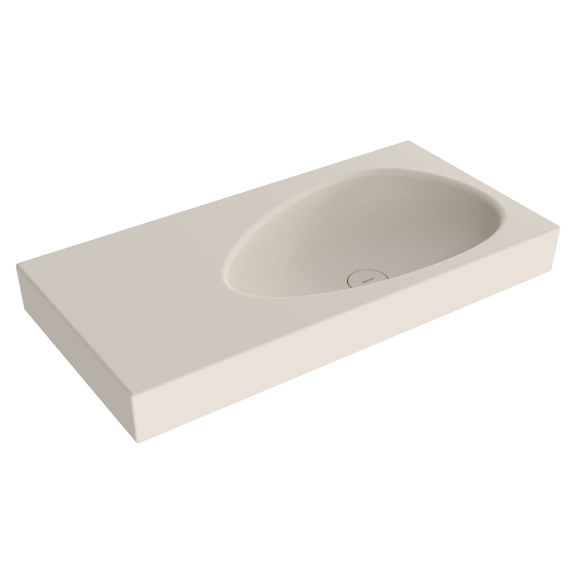 1115-007-0125 Bocchi Etna 90 cm Etajerli Lavabo Mat Yasemin