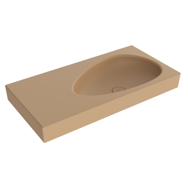 1115-011-0125 Bocchi Etna 90 cm Etajerli Lavabo Mat Kaşmir