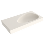 1115-014-0125 Bocchi Etna 90 cm Etajerli Lavabo Parlak Bisküvi