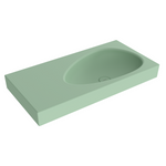 1115-033-0125 Bocchi Etna 90 cm Etajerli Lavabo Mat Mint Yeşil