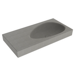 1115-069-0125 Bocchi Etna 90 cm Etajerli Lavabo Mat Beton