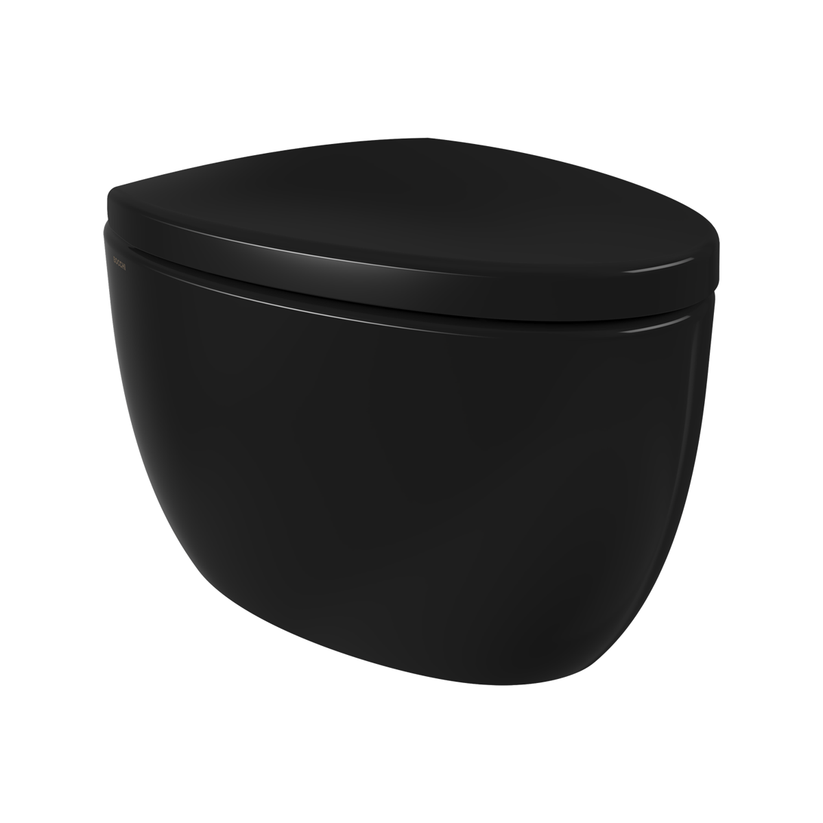 Bocchi Etna Asma Klozet Parlak Siyah