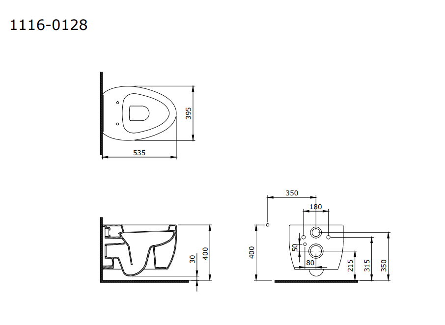 Bocchi Etna Asma Klozet Mat Gri
