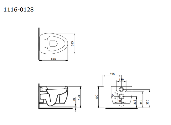 Bocchi Etna Asma Klozet Mat Yeşil