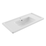 1118-001-0126 Bocchi Taormina Pro Etajerli Lavabo 105 cm Parlak Beyaz