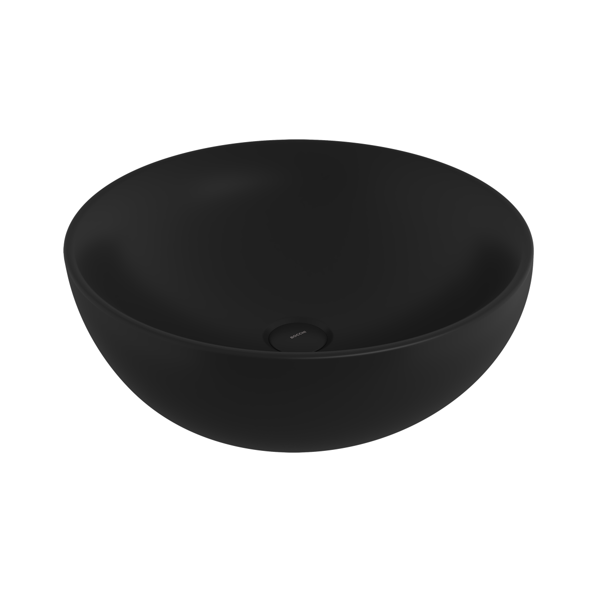 1119-004-0125 Bocchi Venezia 45 cm Çanak Lavabo Mat Siyah