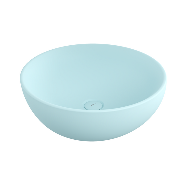 1119-029-0125 Bocchi Venezia 45 cm Çanak Lavabo Mat Buz Mavisi