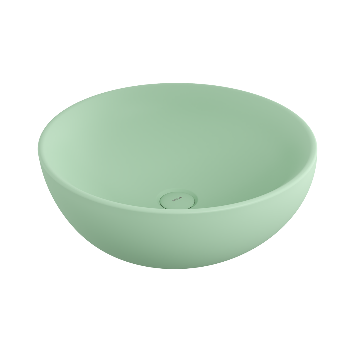 1119-033-0125 Bocchi Venezia 45 cm Çanak Lavabo Mat Mint Yeşil