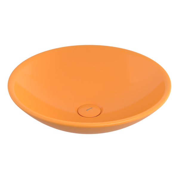 1120-021-0125 Bocchi Venezia 40 cm Çanak Lavabo Parlak Mandalina Sarısı