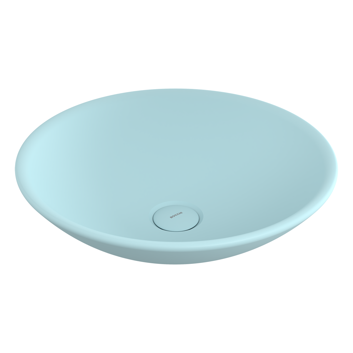 1120-029-0125 Bocchi Venezia 40 cm Çanak Lavabo Mat Buz Mavisi