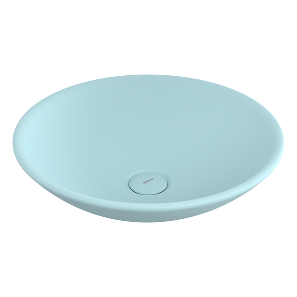 1120-029-0125 Bocchi Venezia 40 cm Çanak Lavabo Mat Buz Mavisi