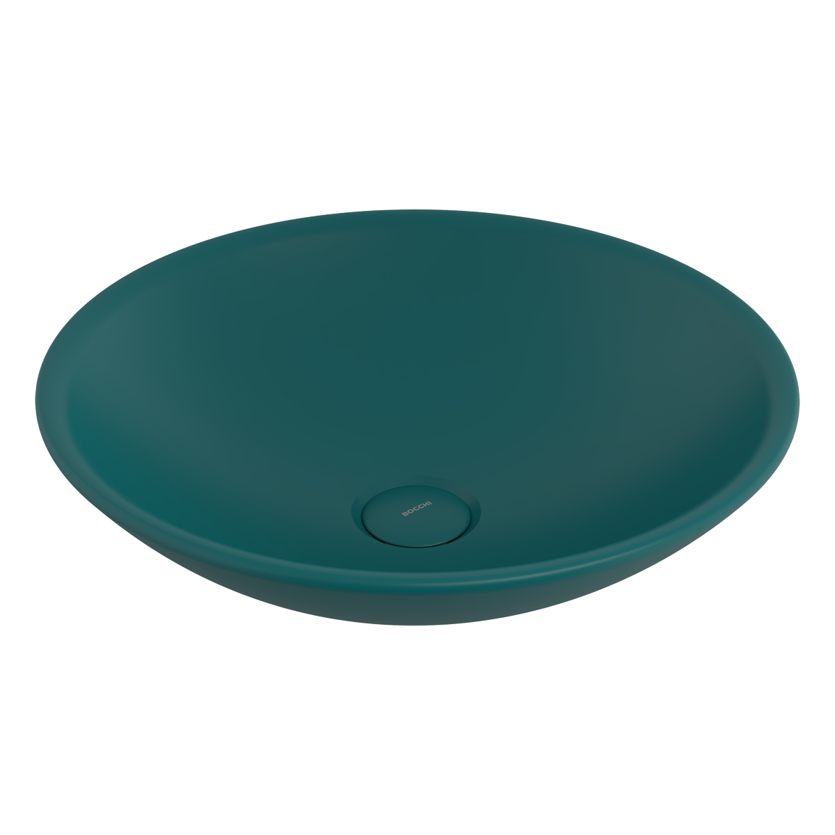 1120-071-0125 Bocchi Venezia 40 cm Çanak Lavabo Mat Petrol Mavisi