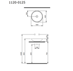 Bocchi Venezia 40 cm Çanak Lavabo Parlak Mandalina Sarısı