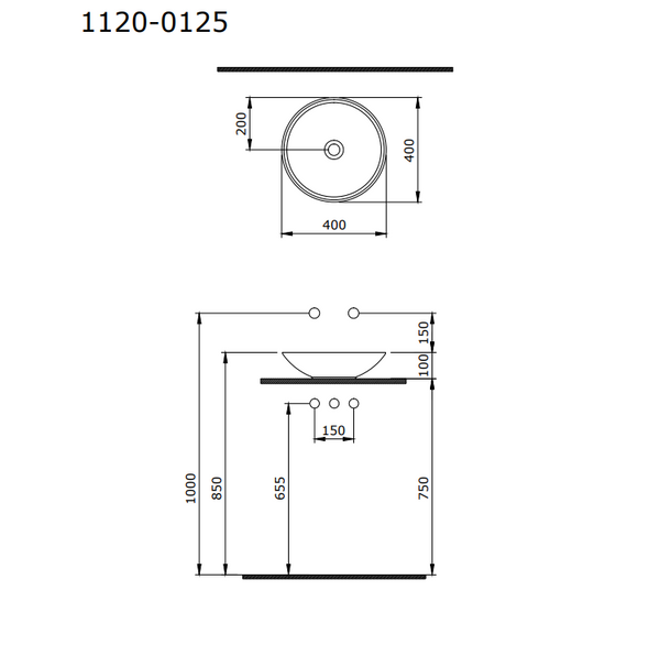 Bocchi Venezia 40 cm Çanak Lavabo Parlak Mandalina Sarısı