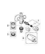 Grohe Bulaşık Makinaları ve Eviye Bataryaları İçin Çift Çıkışlı Ara Musluk