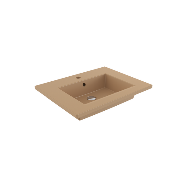 1161-011-0126 Bocchi Milano Etajerli Lavabo 60 cm Mat Kaşmir