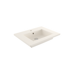 1161-014-0126 Bocchi Milano Etajerli Lavabo 60 cm Parlak Bisküvi