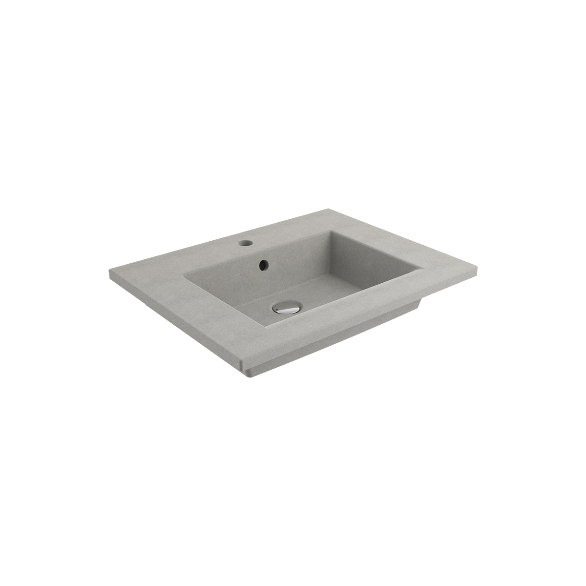 1161-069-0126 Bocchi Milano Etajerli Lavabo 60 cm Mat Beton