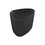 Bocchi Etna 58 cm Tezgah Üstü Monoblok Lavabo Mat Antrasit