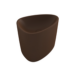 Bocchi Etna 58 cm Tezgah Üstü Monoblok Lavabo Mat Kahve