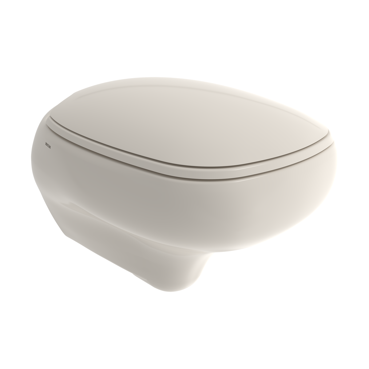 Bocchi Fenice Asma Klozet 53 cm Parlak Bisküvi