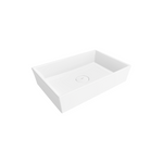 1172-061-0125 Bocchi Vessel 56 cm Dikdörtgen Parlak Beyaz Lavabo