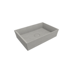 1172-069-0125 Bocchi Vessel 56 cm Dikdörtgen Lavabo Mat Beton Lavabo
