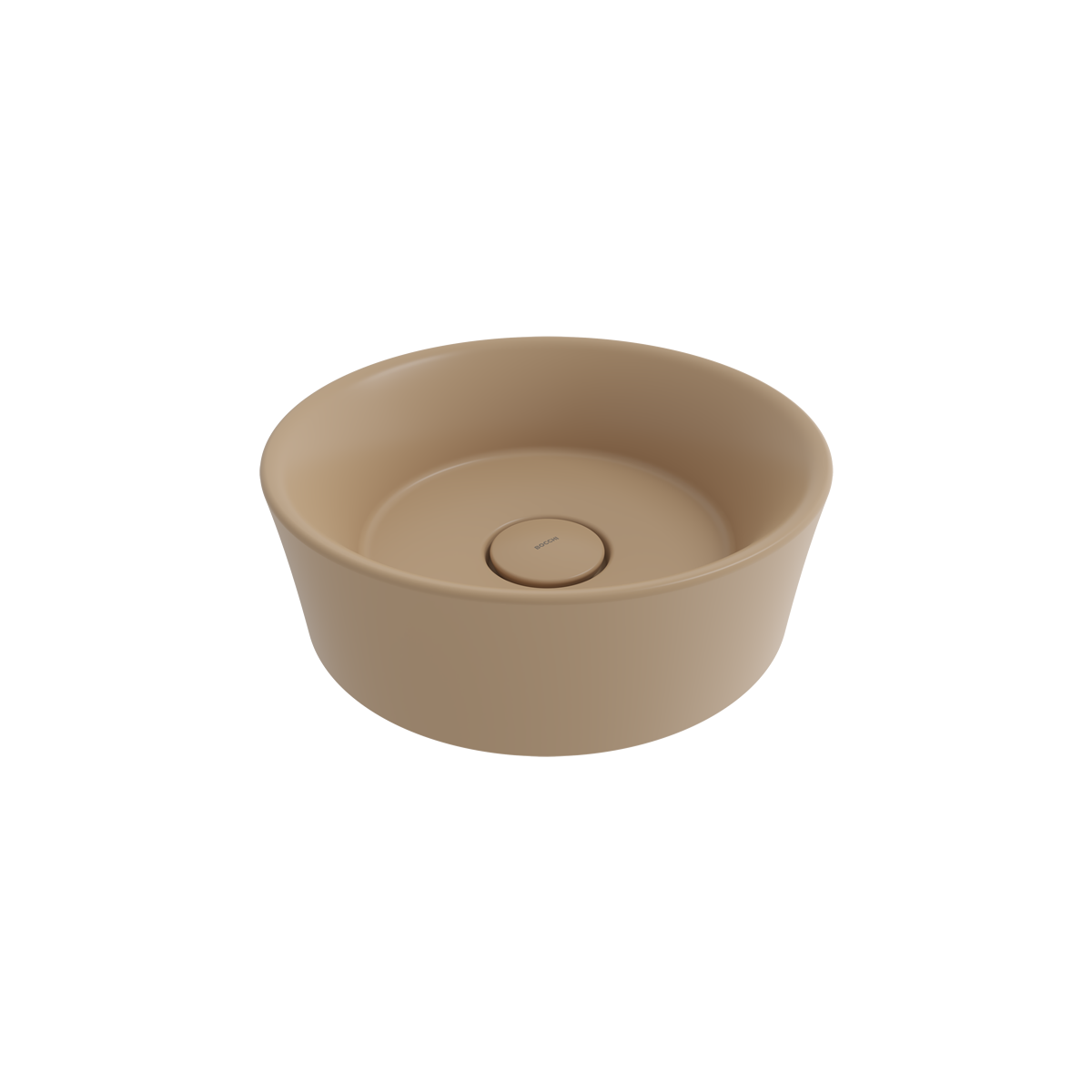 1174-011-0125 Bocchi Vessel Yuvarlak Çanak Lavabo 38 cm Mat Kaşmir