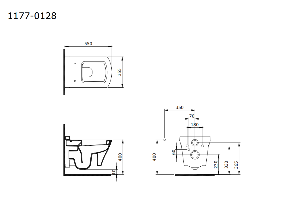 Bocchi Classico Lavita Asma Klozet Parlak Bisküvi
