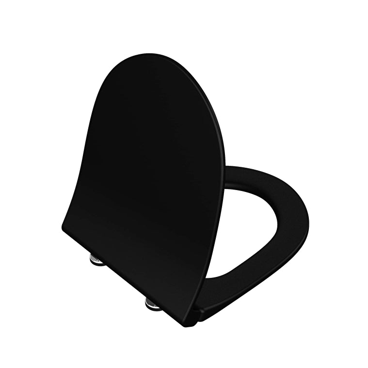 VitrA Sento Klozet Kapağı, Slim, Duroplast, Sök Tak, Mat Siyah
