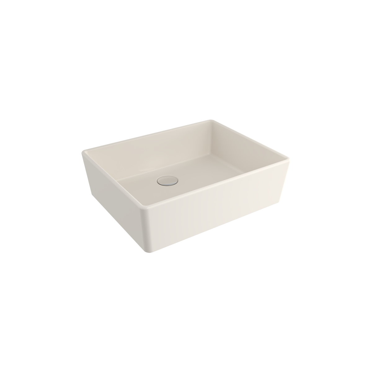 1215-014-0125 Bocchi Milano 50 cm Çanak Lavabo Parlak Bisküvi