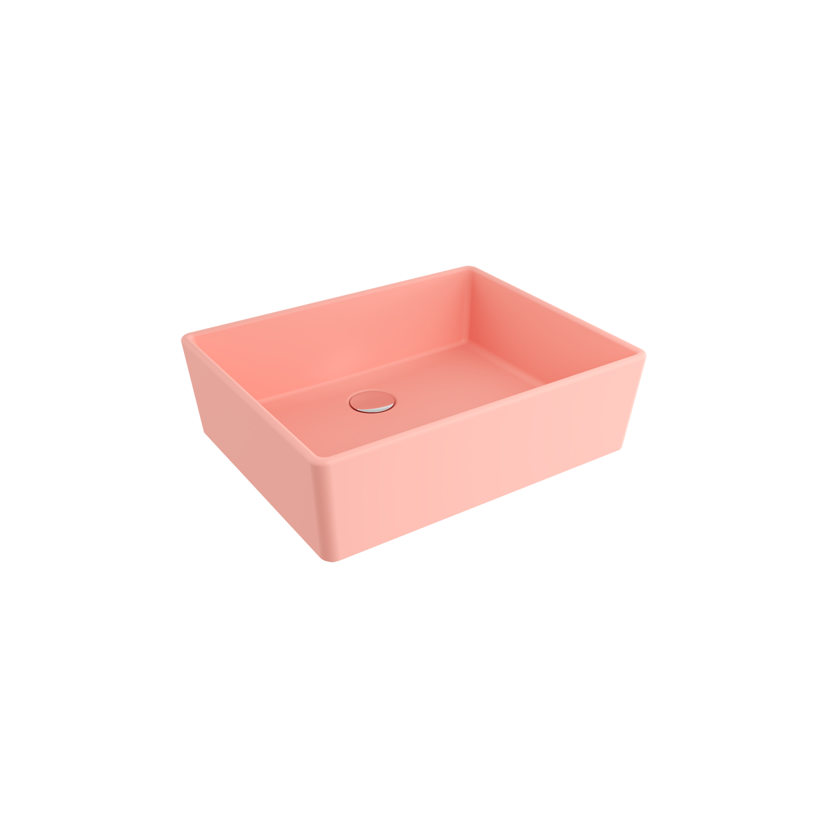 1215-032-0125 Bocchi Milano 50 cm Çanak Lavabo Mat Somon