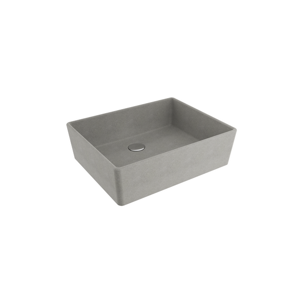 1215-069-0125 Bocchi Milano 50 cm Çanak Lavabo Mat Beton