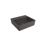 Bocchi Milano 50 cm Tezgah Üstü Lavabo, Mat Antrasit